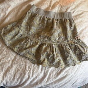 Vintage Y2K camo Gramicci mini skirt | small